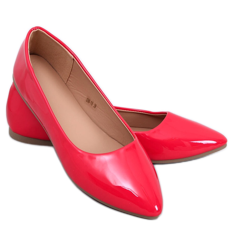 Baleriny lakierowane Xants Red czerwone