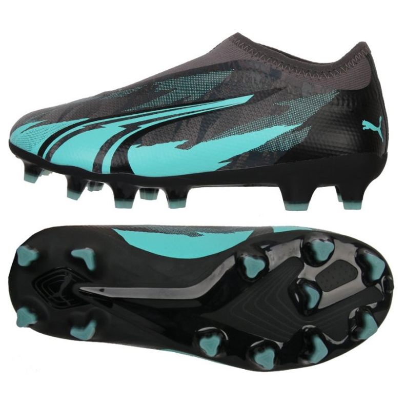 Buty Puma Ultra Match Ll Rush FG/AG Jr 107832-01 czarne
