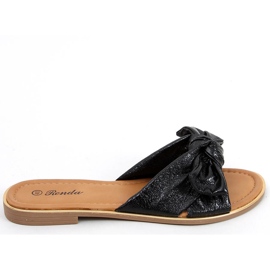 Klapki damskie Lirio Black czarne