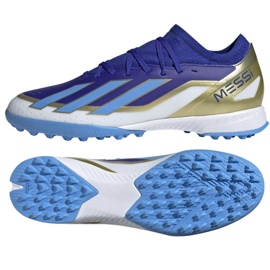 Buty adidas X Crazyfast League Messi Tf ID0718 niebieskie