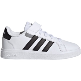 Buty adidas Grand Court 2.0 El K Jr GW6521 białe