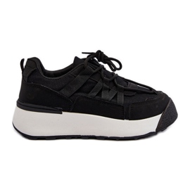Damskie Buty Sportowe Sneakersy Czarne Phyrena
