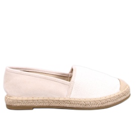 Espadryle damskie płócienne Haydon Beige beżowy