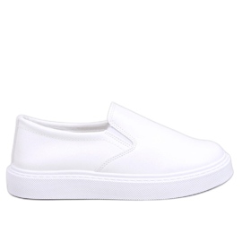 Trampki slip-on Allams White białe