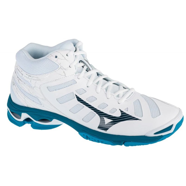 Buty do siatkówki Mizuno Wave Voltage Mid M V1GA216586 białe