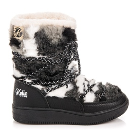 Kylie Futrzane śniegowce czarne