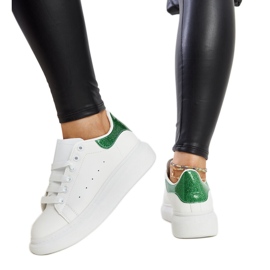 Białe sneakersy eko-skórzane Fatimah
