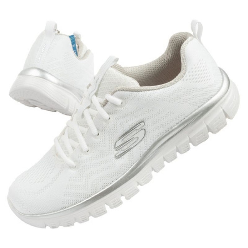 Buty Skechers Get Connected 12615/WSL białe