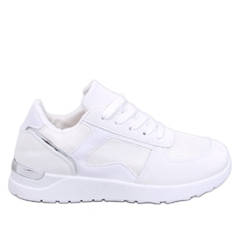 Sneakersy damskie leciutkie Doleh White białe