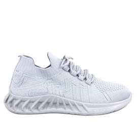 Buty sportowe skarpetkowe Neam Grey szare