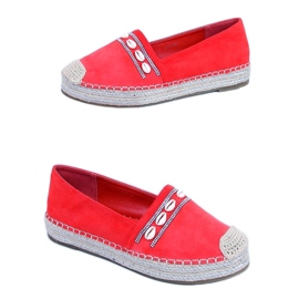 Espadryle z muszelkami Ocean Orange pomarańczowe