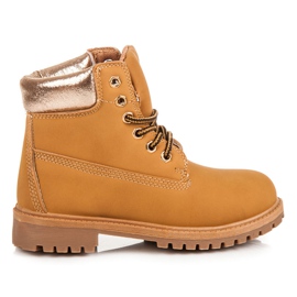 Via Giulia  Traperki dla dziewczynki brązowe