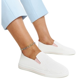 Białe półbuty Sanan