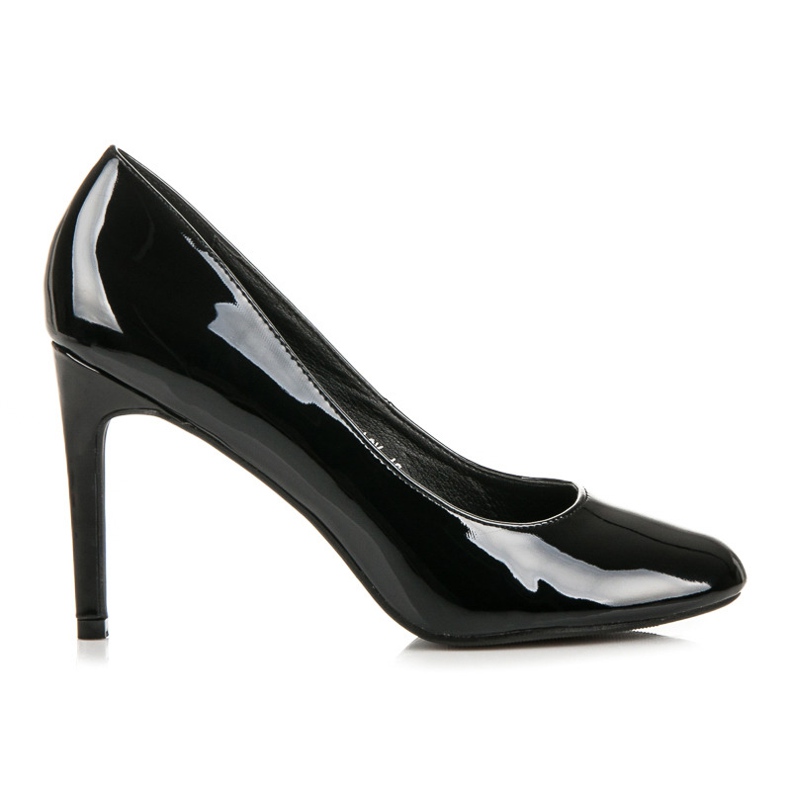 Comer Lakierowane szpilki czarne