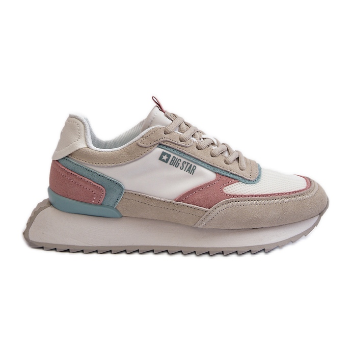 Sneakersy Damskie Memory Foam System Big Star NN274690 Białe