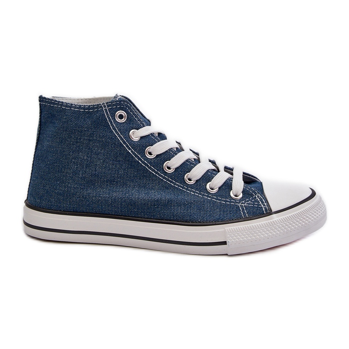 Trampki Damskie Jeansowe Socerio niebieskie
