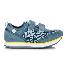 Kylie Jeansowe Trampki niebieskie