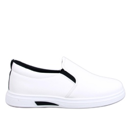 Trampki slip-on Alliot White białe