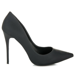 Vices Satynowe Szpilki czarne