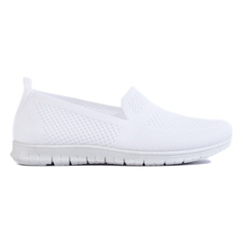 Wsuwane trampki slip on białe