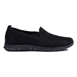 Wsuwane trampki slip on czarne