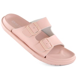 Klapki piankowe z klamrami Big Star INT2004D nude