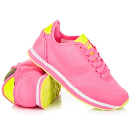 Haker Wiosenne Trampki różowe