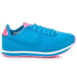 Haker Wiosenne trampki niebieskie