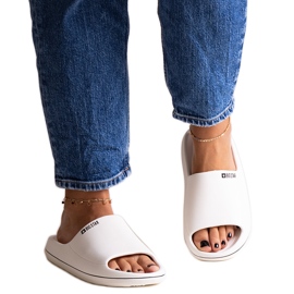 Białe klapki Big Star NN274A043