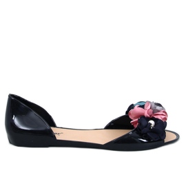 Meliski z kwiatami Carmil Black czarne