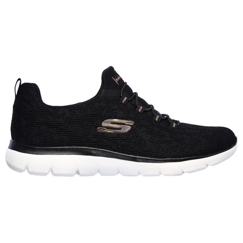 Buty Skechers Summits - Leopart Spot 149037 Bkrg czarne