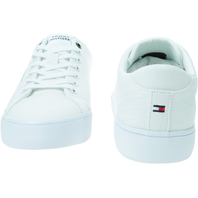 Buty Tommy Hilfiger Hi Vulc Low Canvas M FM0FM04882YBS białe