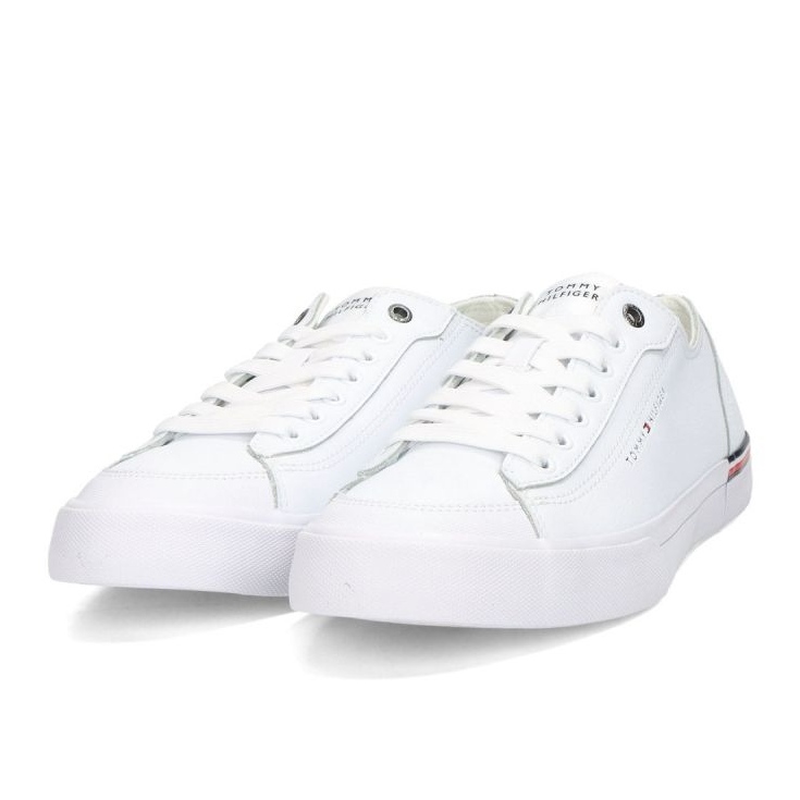 Buty Tommy Hilfiger Corporate Vulc Leather M FM0FM04953YBS białe