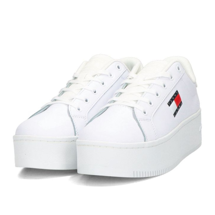 Buty Tommy Hilfiger Flatform Ess EN0EN02518YBS białe