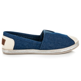 Mtt Sport Jeansowe espadryle niebieskie