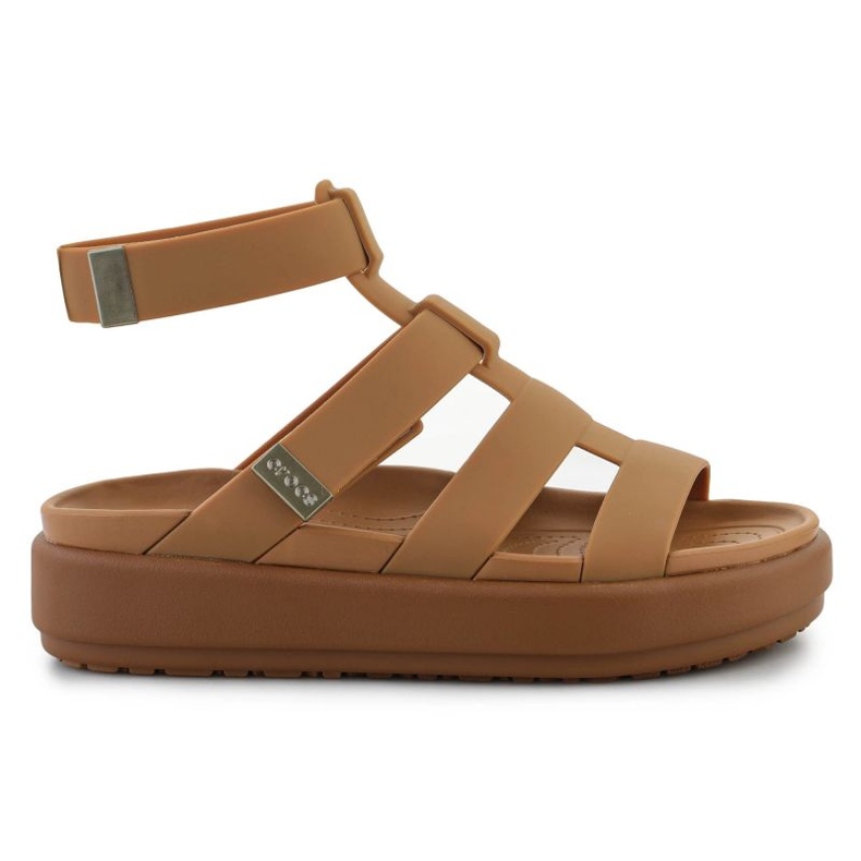 Sandały Crocs Brooklyn luxe Gladiator  209557-2U3 brązowe