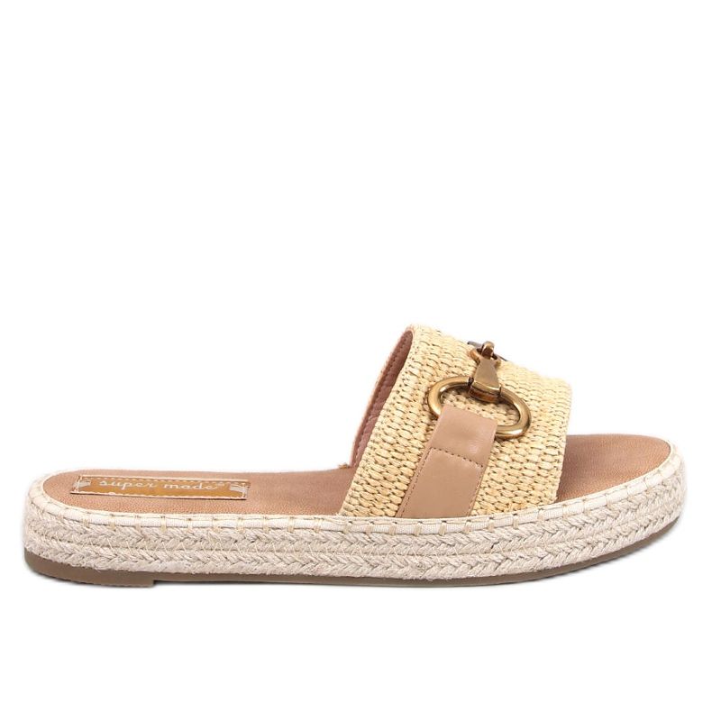 Klapki espadryle Maters Khaki beżowy