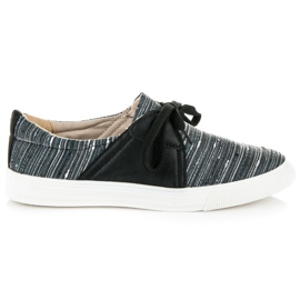 Kylie Trampki z etnicznym wzorem czarne