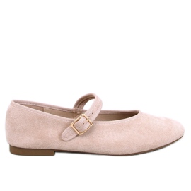 Baleriny z paseczkiem Soltani Khaki beżowy