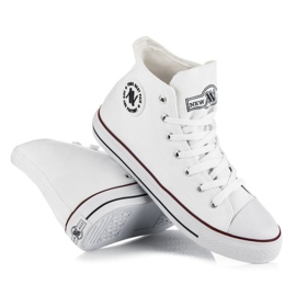 Wysokie Trampki New Age białe