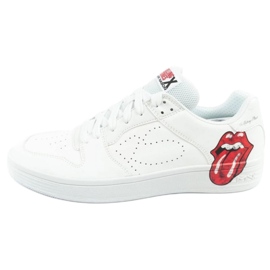 Buty Skechers Palmilla Rolling Stones 210748/WHT białe