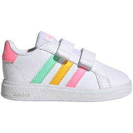 Buty adidas Grand Court Lifestyle Hook and Loop  HP8917 białe