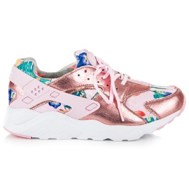 Kylie Stylowe Buty Damskie różowe