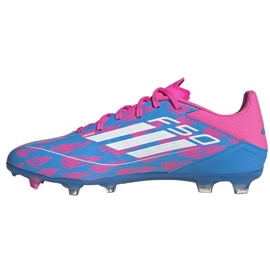 Buty adidas F50 League FG/MG IE0603 niebieskie
