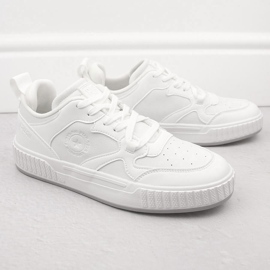Półbuty męskie sportowe białe Big Star OO174003