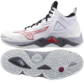 Buty do siatkówki Mizuno Wave Momentum 3 Mid M V1GA231796 białe