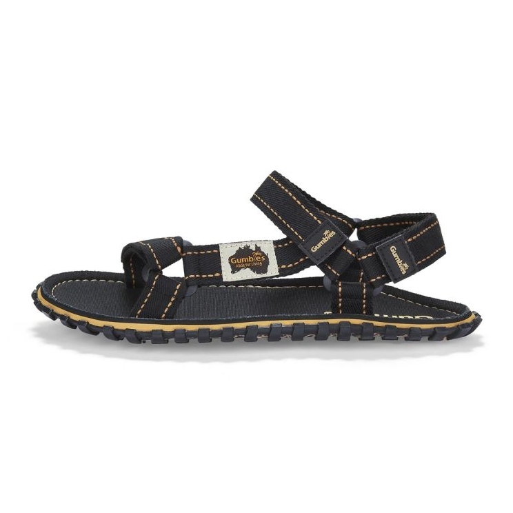 Sandały Gumbies Tracker Sandals Unisex Black GU-SATRA001 czarne