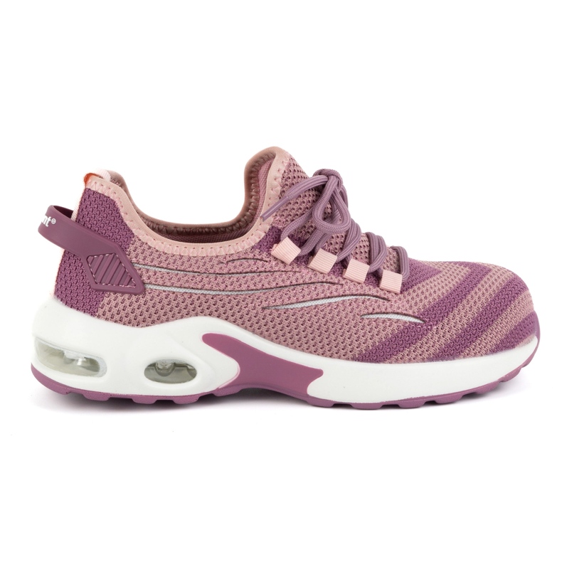 Buty robocze damskie URGENT 250/S1 z kompozytowym podnoskiem różowe