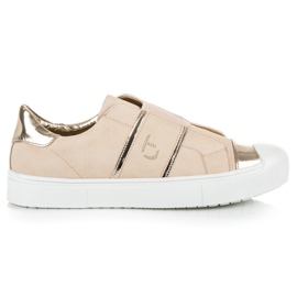 Betler Trampki snake na platformie różowe