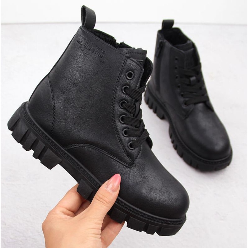 Buty Big Star workery ocieplane Jr OO374080 INT2039 czarne